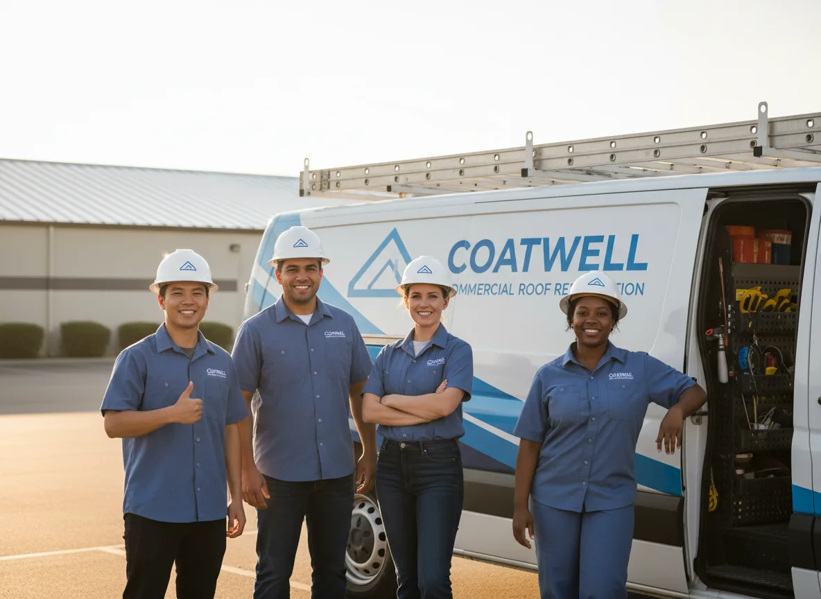 Commercial roof coating company in Carey, ID